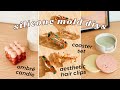 AESTHETIC SILICONE MOLD DIYS | Candle Making, Concrete and Resin *TikTok and Instagram Inspired*