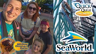 SeaWorld Orlando Fail? Quick Queue Unlimited Plus + All‑Day Dining Plan Honest Family Review