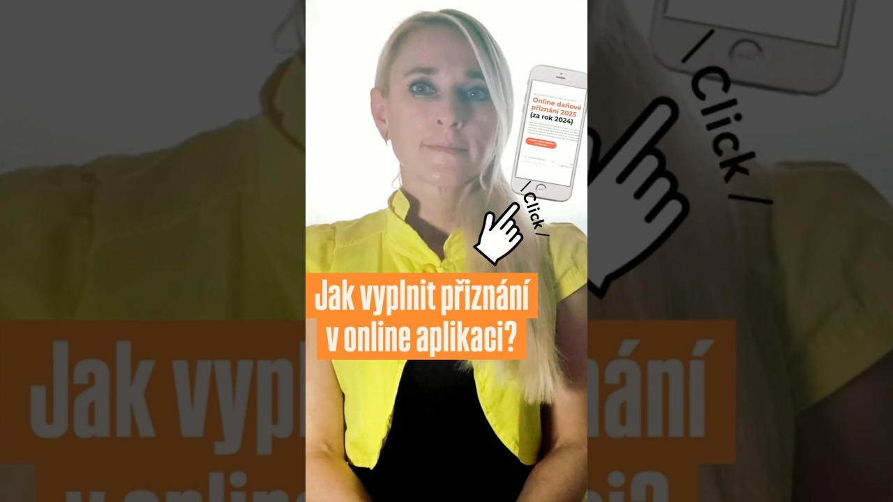Jak vyplnit daňové přiznání v online v aplikaci?