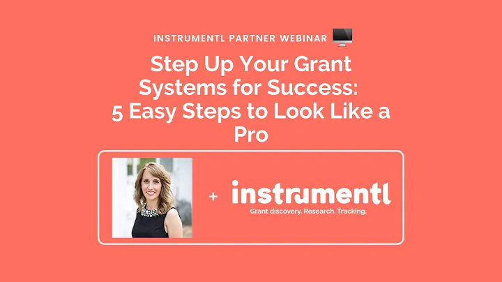 Step Up Your Grant Systems for Success: 5 Steps to...