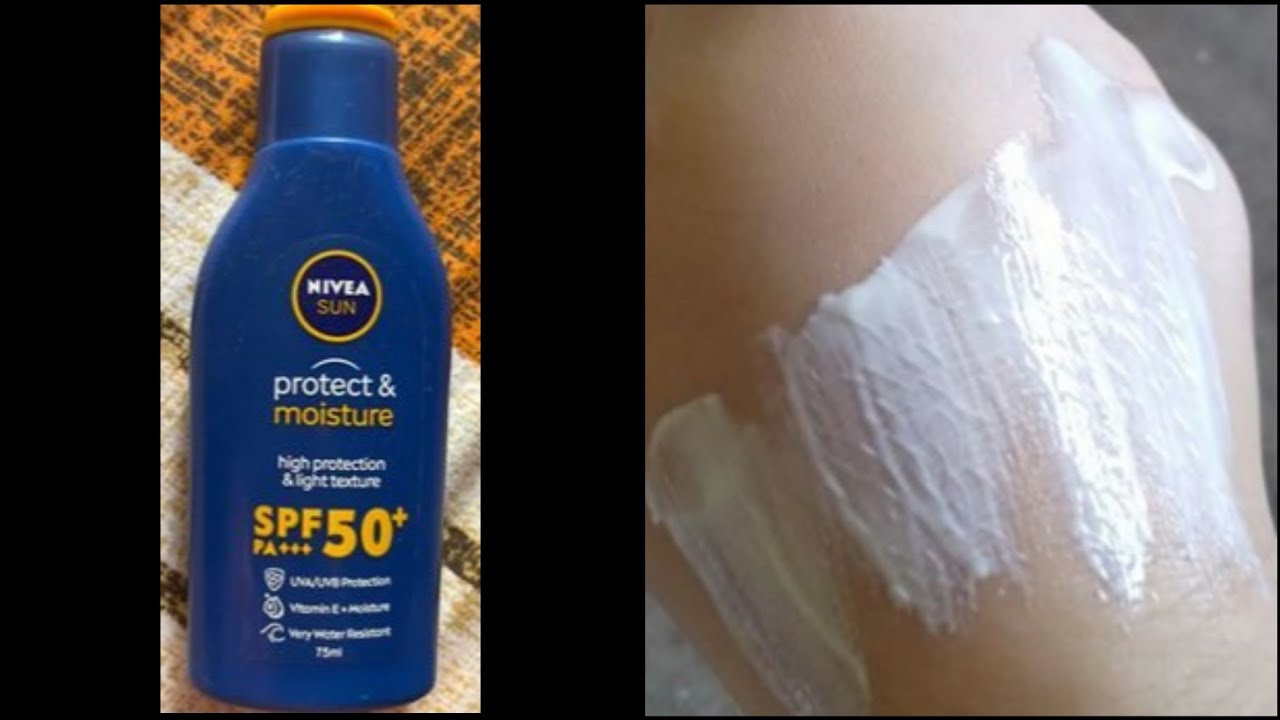 NIVEA SUN LOTION SPF 50+ PA+++ REVIEW IN TAMIL YouTube