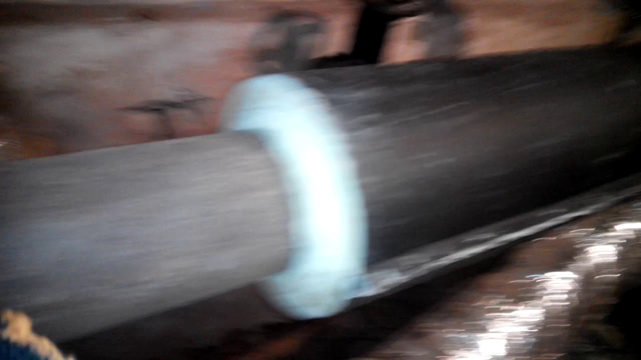 Изоляция ППУ-скорлупой элеватора. 03. Установка - YouTube