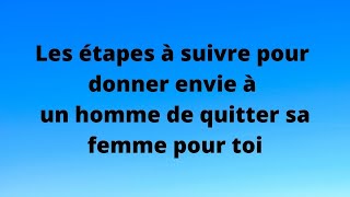 Comment un homme quitte sa femme ?
