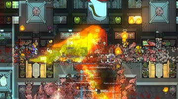 Pit Gate opening went horribly wrong - Rimworld non stop combat action