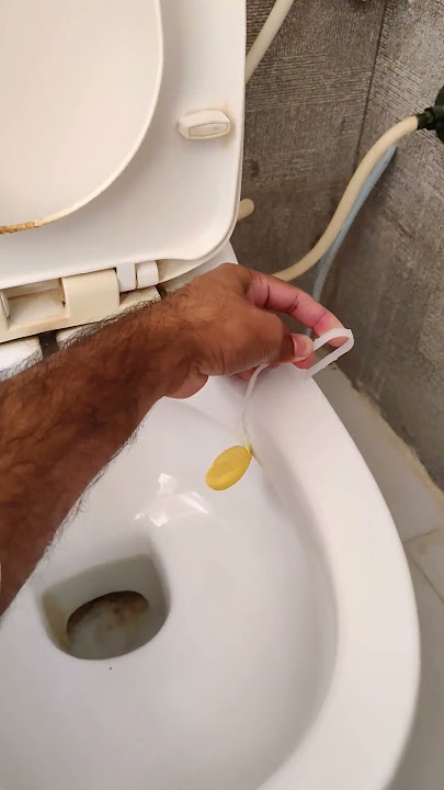 how to fit #Harpic hygienic #toilet rim block lavender