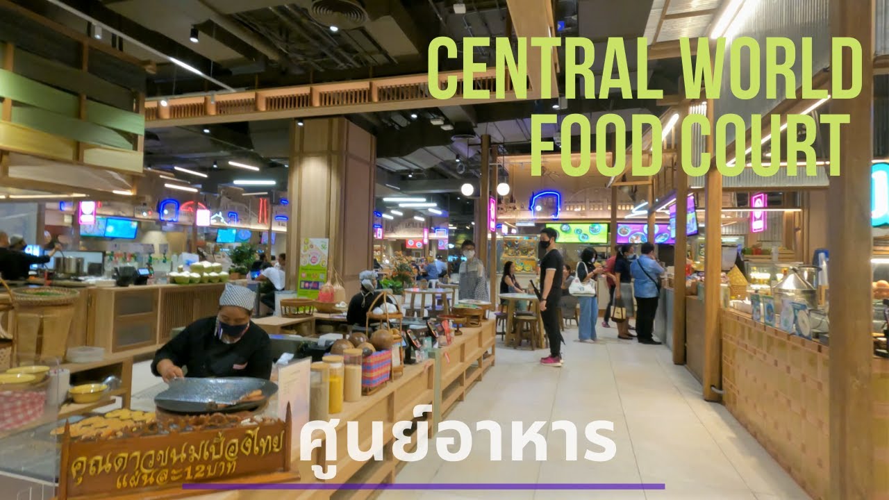 4K Food Court At Central World In Bangkok 4k-food-court-at-central-world-in-bangkok
