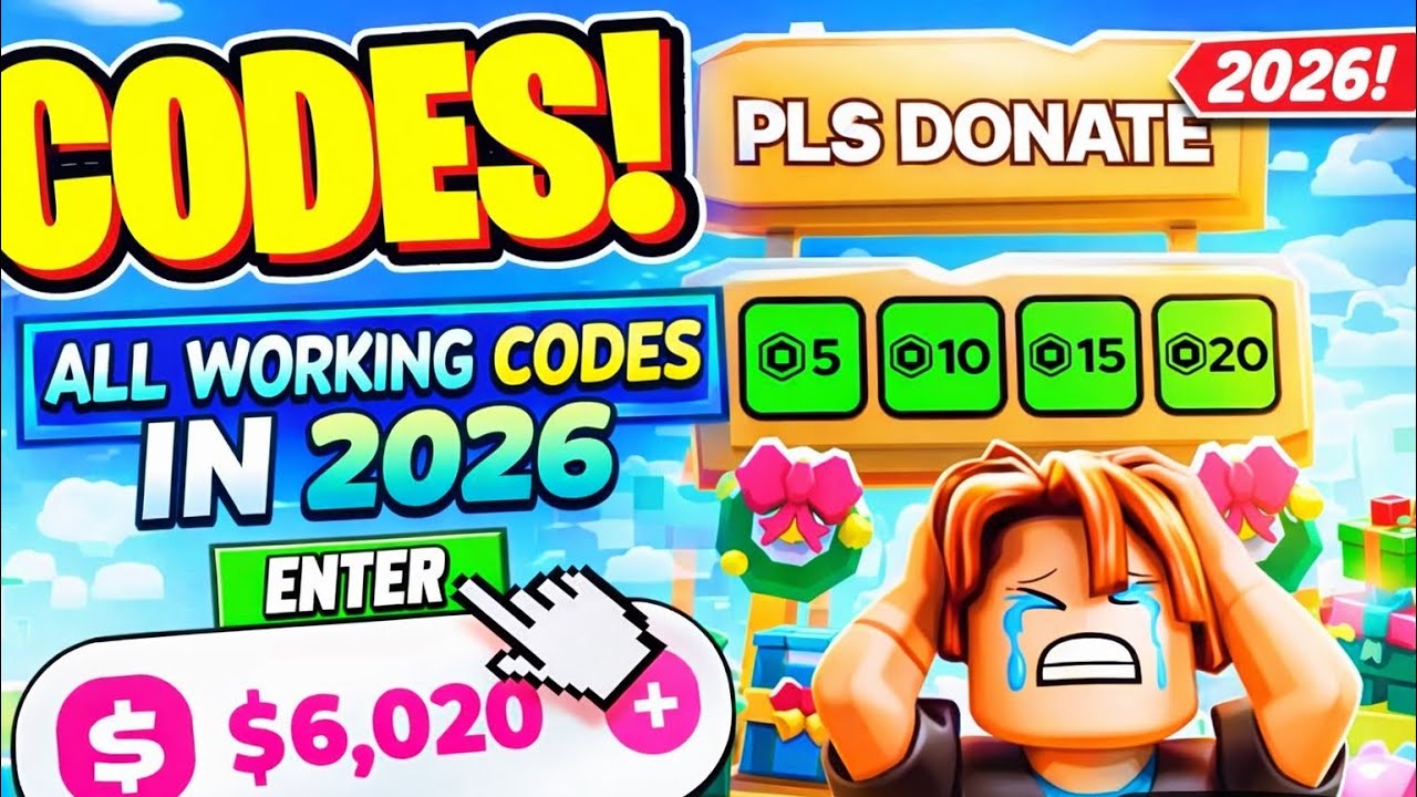 ALL WORKING PLS DONATE CODES IN 2026 Roblox YouTube 