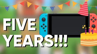 The Nintendo Switch is 5 Years Old!!!