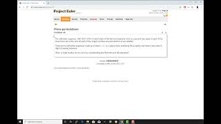 Project Euler Problem#49 Prime permutations