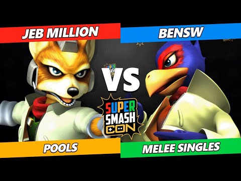 SSC 2022  - Jeb Million (Fox) Vs. BenSW (Falco) Smash Melee Tournament