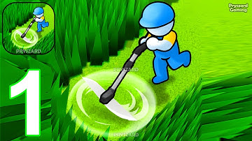 Backyard Master - Gameplay Walkthrough Part 1 Tutorial Trim, Shape & Decorate Backyard Master