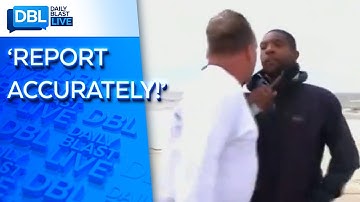 MSNBC Journalist Shaquille Brewster Accosted by Angry Man During Hurricane Ida Report
