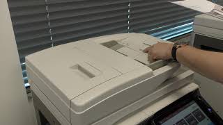 Mfp Een Document Goed Aanleggen Op De Printer Instructie