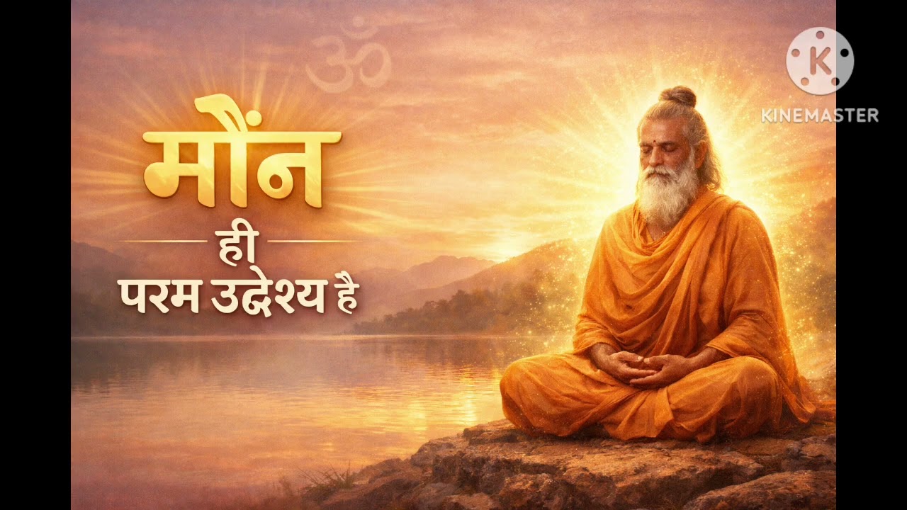 मौन में ही मुक्ति है