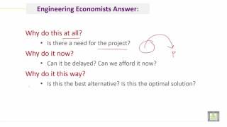 Engineering Economy | C1-L6 | Engineering Economy and Decision Making
