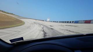 Lap around texas world speedway oval ...