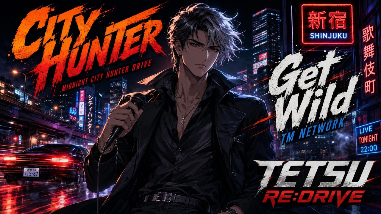 シティーハンター】Get Wild / TM NETWORK – 80s Synthwave Breakbeat