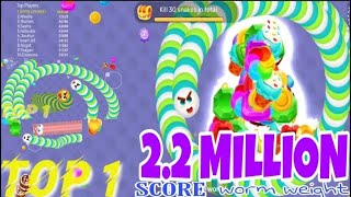 Worms Dash TOP SCORE 2.2 MILLION || RANK 1 screenshot 2