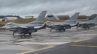 Daily Training of US Fighter Pilots at Spangdahlem Air Base