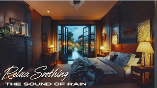 Gentle Rainy Day Piano Music in a Forest Cabin | Ideal for Relaxation, Work, Study, and Sleep