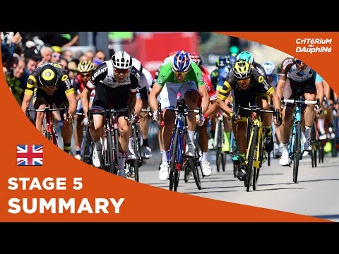 Summary - Stage 5 - Critérium du Dauphiné 2017