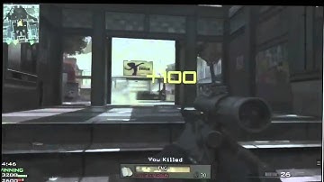 MW3 Quickscoping and golden gun gameplay!!!!!!!!!