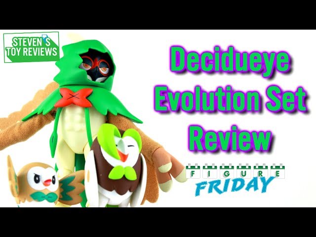 Tomy Decidueye Evolution Set Review Toys R Us Exclusive - YouTube
