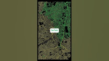 São Paulo shortest path visualisation using Python  #python #coding #dijkstra #programming