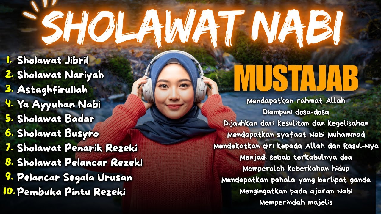 KUMPULAN SHOLAWAT NABI POPULER PENARIK REZEKI | SHOLAWAT JIBRIL, NARIYAH,BADAR | HATI MENJADI TENANG