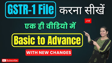 How to file #GSTR-1 Online || GSTR-1 filing step by step || GST return filing 2025 ||