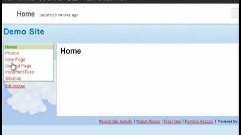 Editing Navigation Links and Changing to Horizontal Navigation in Google Sites