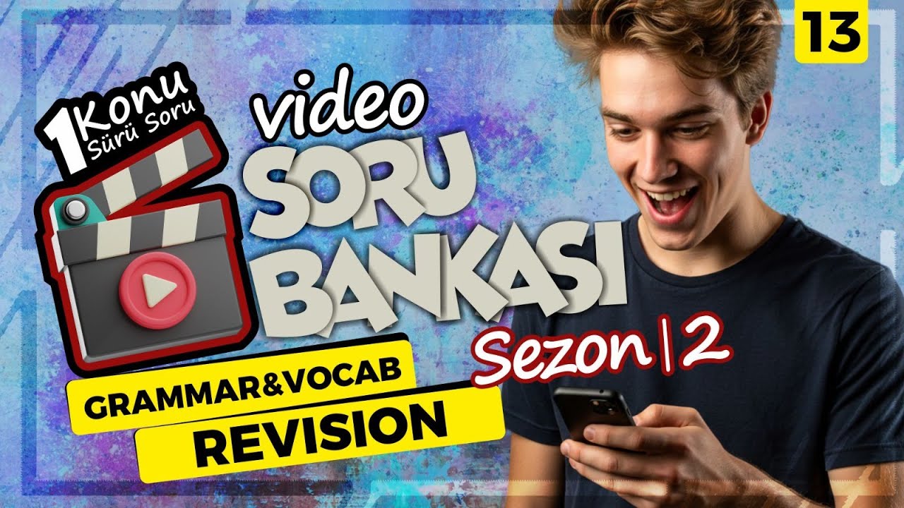 GRAMMAR & VOCABULARY REVISION YKS-DİL (YDT), YDS, YÖKDİL Video Soru Bankası - Sezon 2