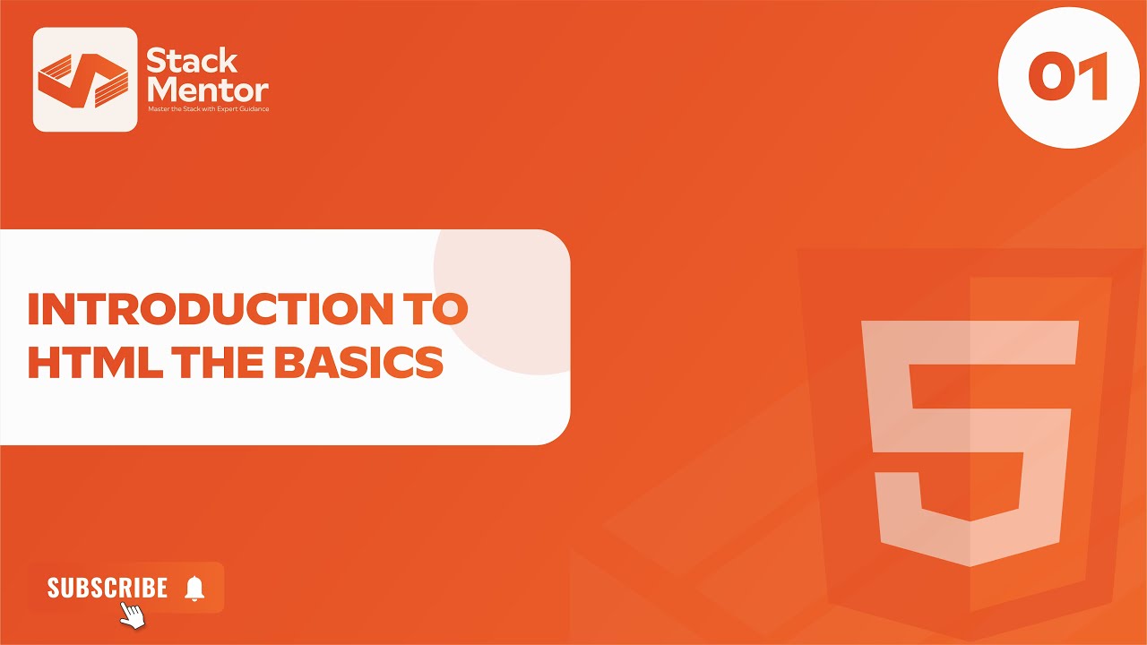 HTML Tutorial - Introduction to HTML The Basics - YouTube