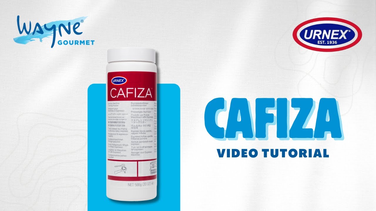 Cómo limpiar tu cafetera espresso con CAFIZA de URNEX paso a  paso/