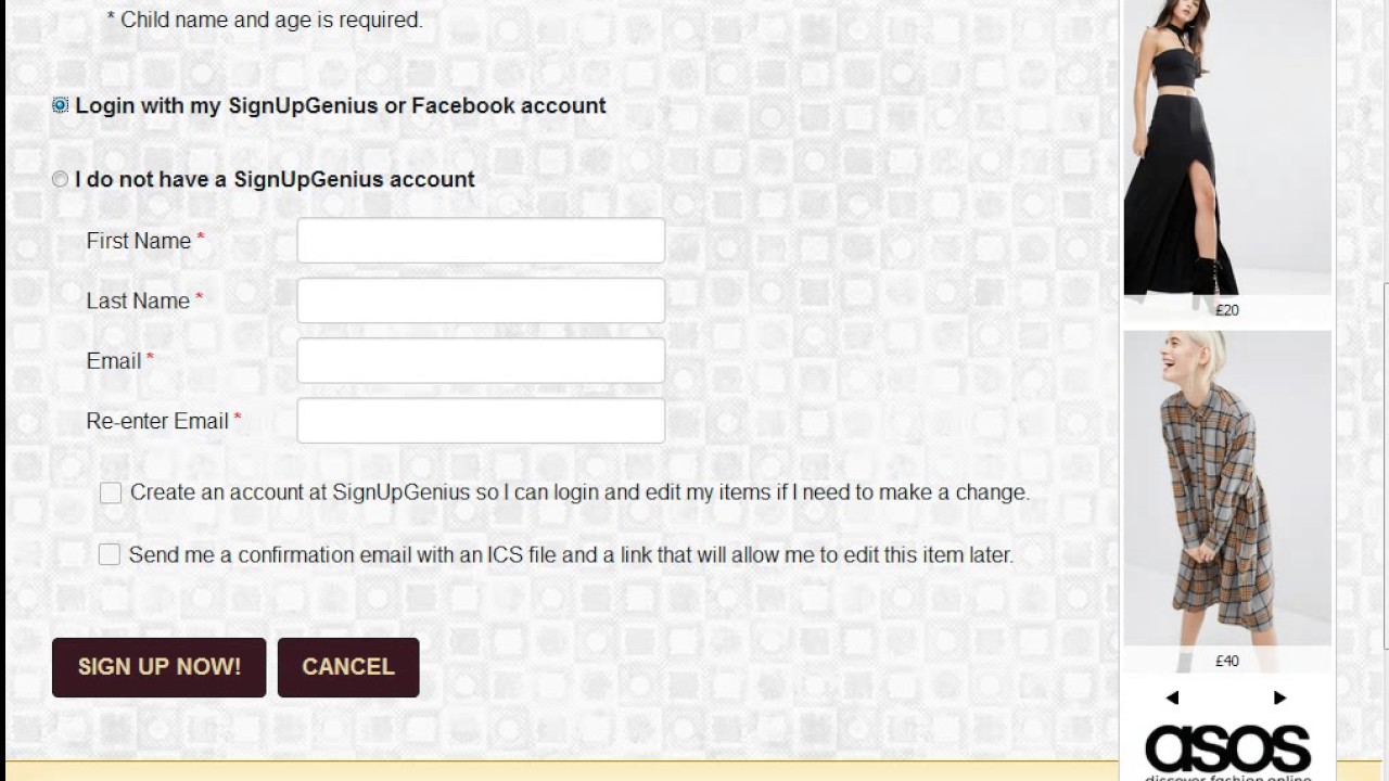 Proper Signupgenius Setup Examples Видео-урок по записи на мероприятия через SignUpGenius - YouTube
