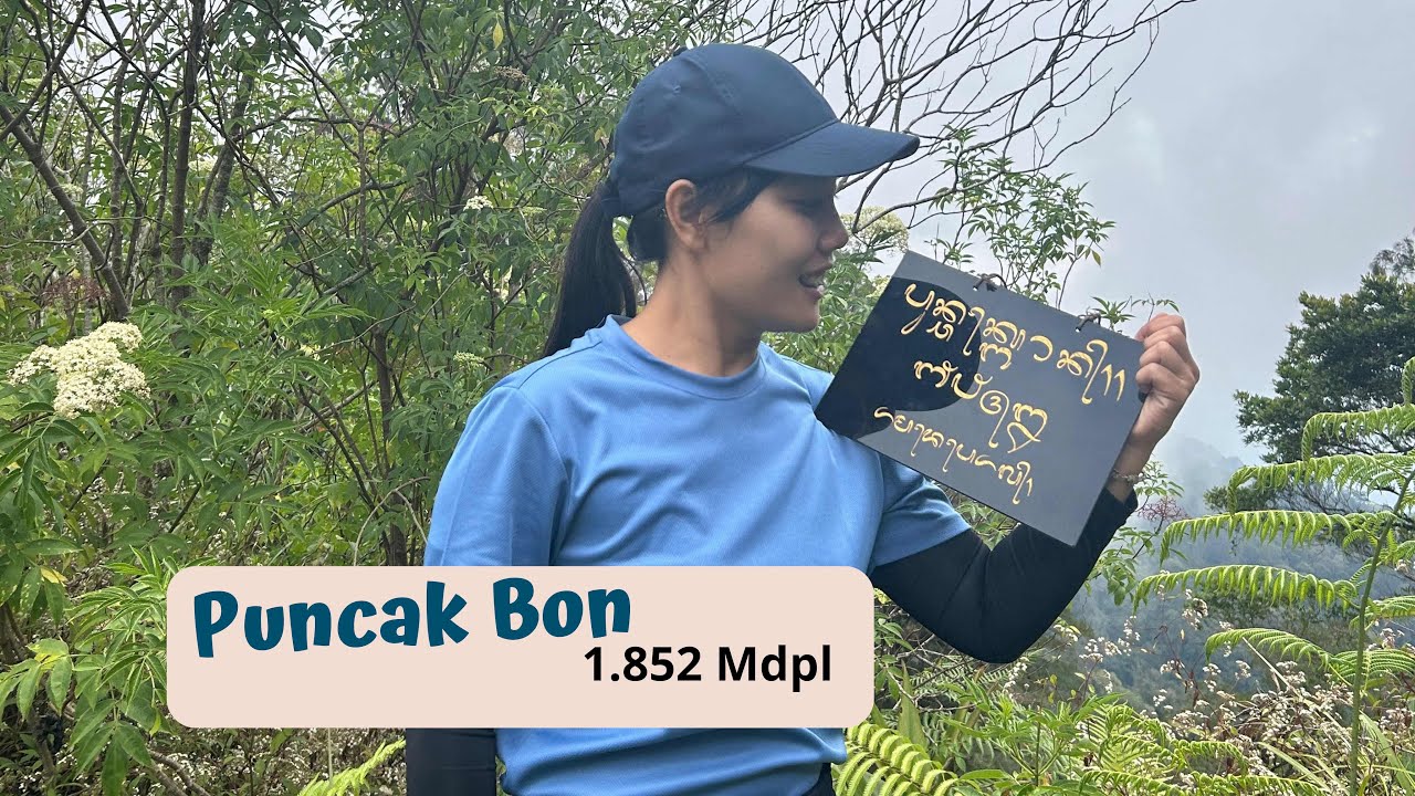 PENDAKIAN PUNCAK GUNUNG BON JALUR DESA BON BADUNG BALI