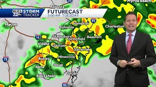 More soaking rains ahead...big temperature drop to follow