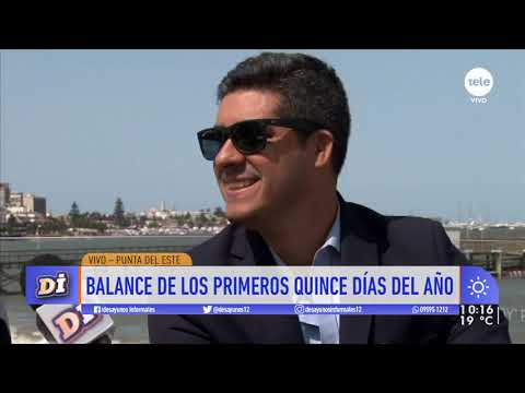 Javier Azcurra y el balance del comienzo del verano 2020 en Punta del Este