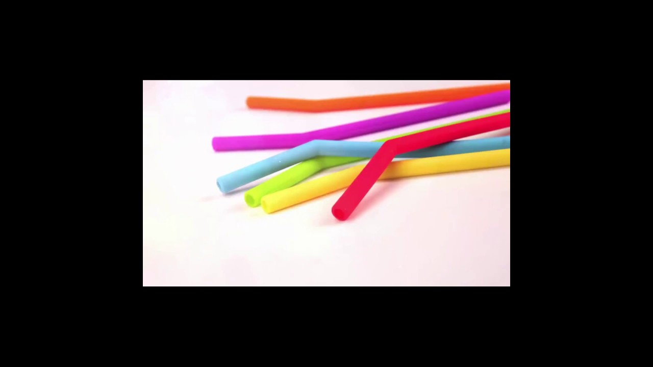 Reusable Silicone Drink Straws Youtube YouTube