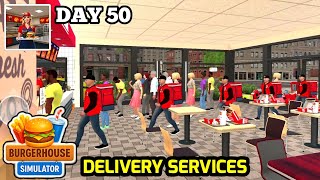 My Burger🍔🍟House🏠Simulator. Delivery Service Unlock, Add Kiosk, Order and 🍔 Serve.  screenshot 3