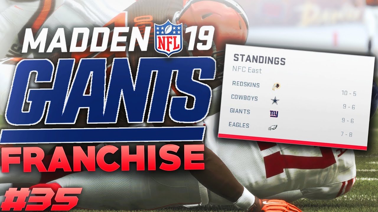 If We Lose the Season is OVER! Madden 19 New York Giants Franchise Ep. 35 best player at every draft pick