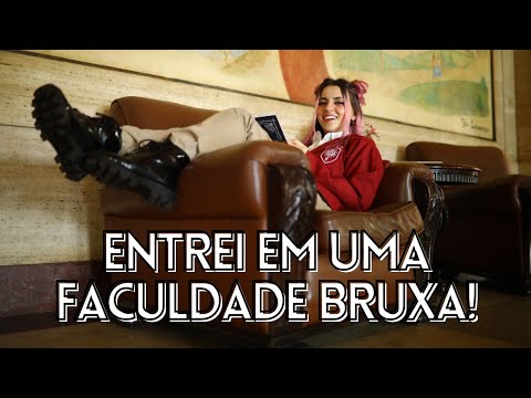 FUI ESTUDAR NO INSTITUTO FLAMEL - FACULDADE DE MAGIA E BRUXARIA BRASILEIRA | VLOG | NAY FIRENS| PT1