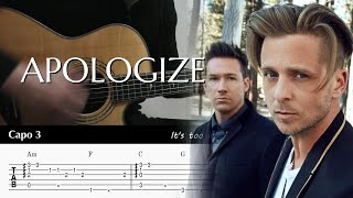 Apologize - OneRepublic Fingerstyle Guitar