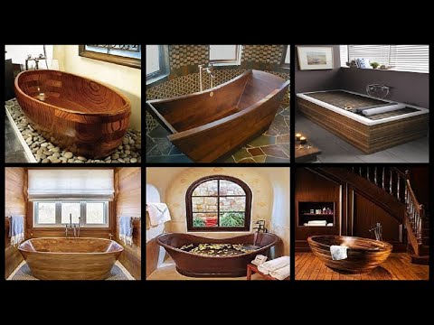 Video: Vynikajúce drevené vane vzory Imprint jedinečný charakter miestnosti