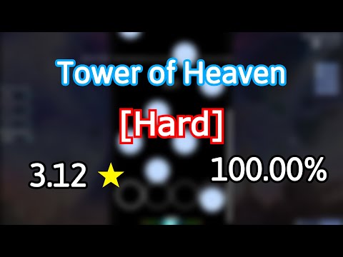 【Osu!mania】3.12★ Tower of Heaven hard 100.00%