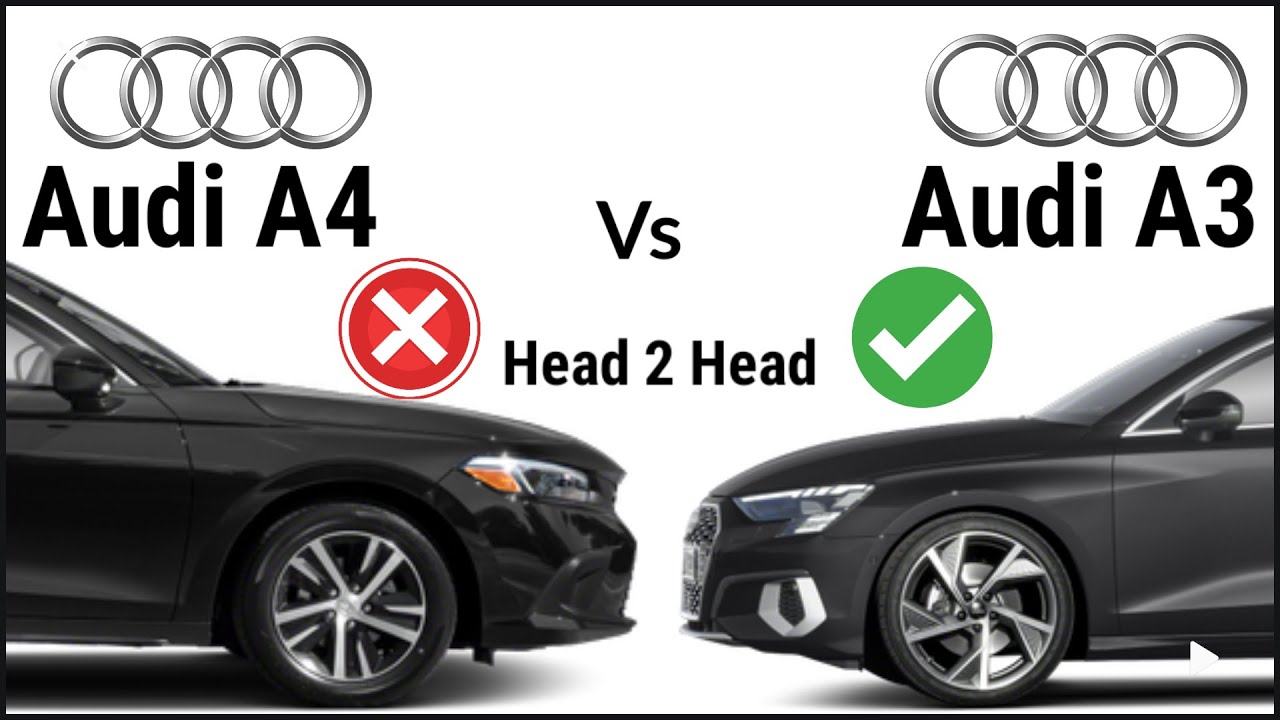 Audi A4 vs Audi A3 | 2022 car comparison head to head - YouTube