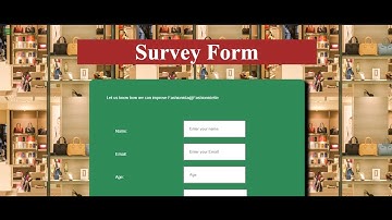 Build A Survey Form Part 1 | Responsive Web Design Projects | FreeCodeCamp