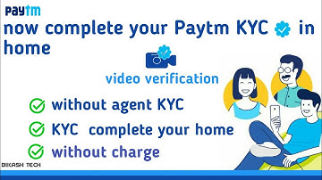 Now complete you paytm kyc in home ।video verification KYC ।without any charge#videoverificationKYC