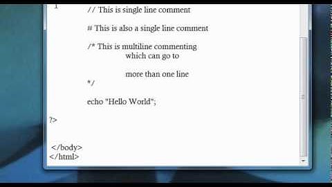 PHP Comments, String Concatenation, Addition of Numbers & Hello World