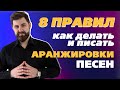 8 ПРАВИЛ как делать и писать АРАНЖИРОВКИ песен / Яцкевич Владимир